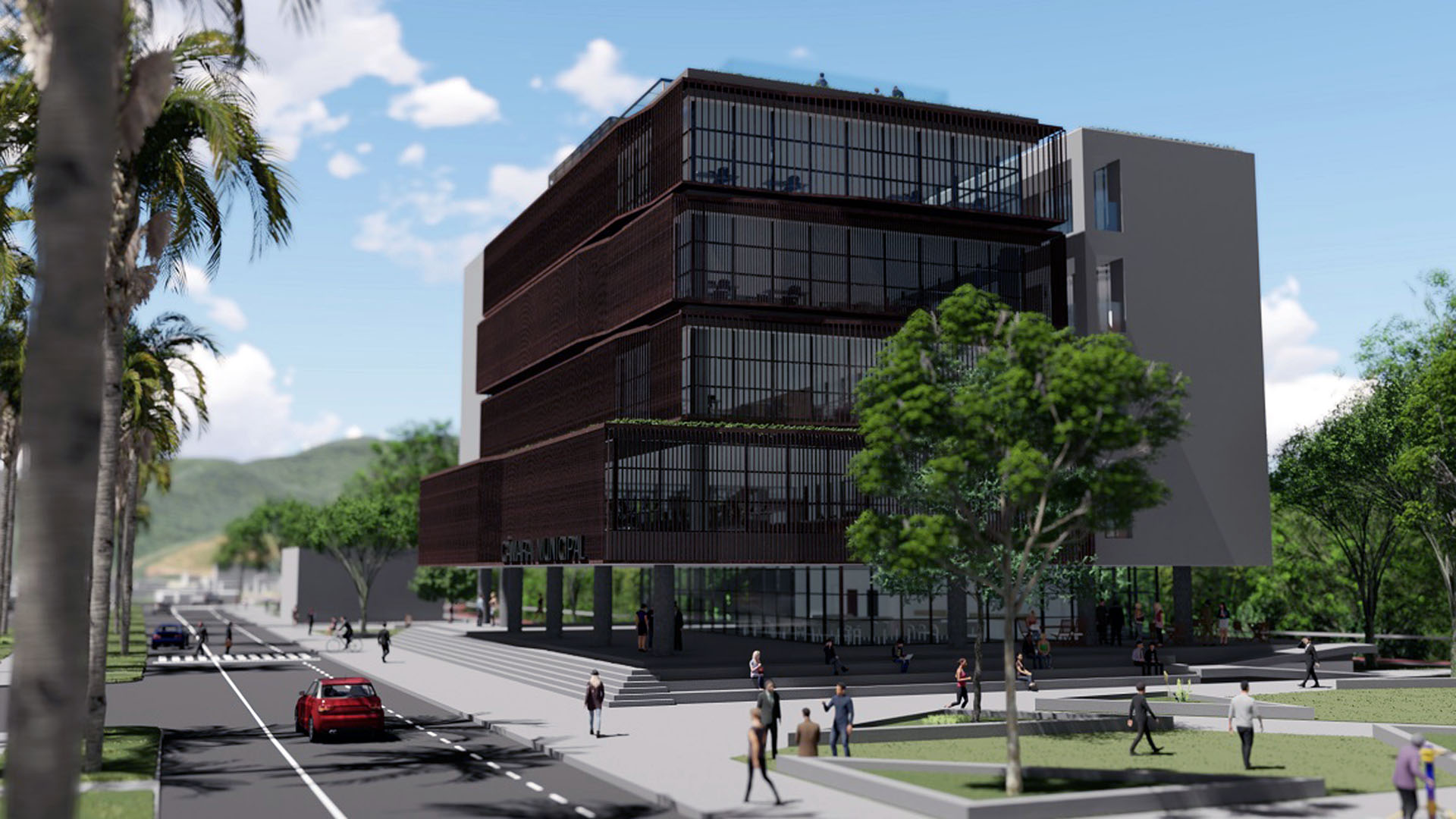 Presidente apresenta ações da Câmara e projeto da sede própria em reunião no Crea de Blumenau