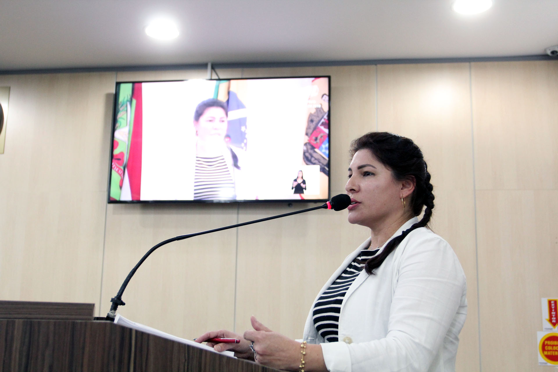 Movimento ODS de Blumenau divulga na tribuna evento educativo no Parque Ramiro Ruediger neste sábado