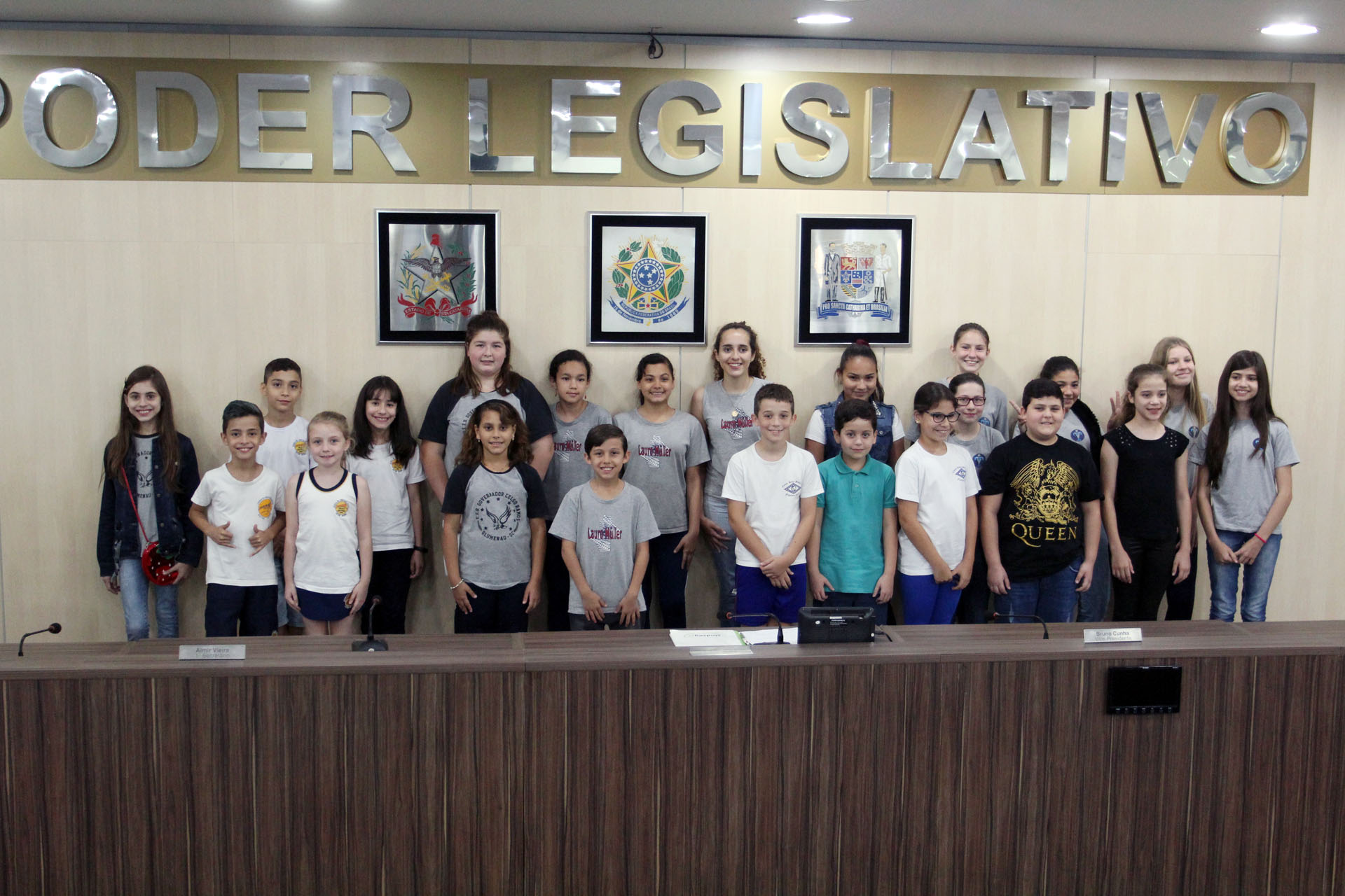 Alunos destaque do Setembro Branco participam de curso de oratória no Plenário da Câmara