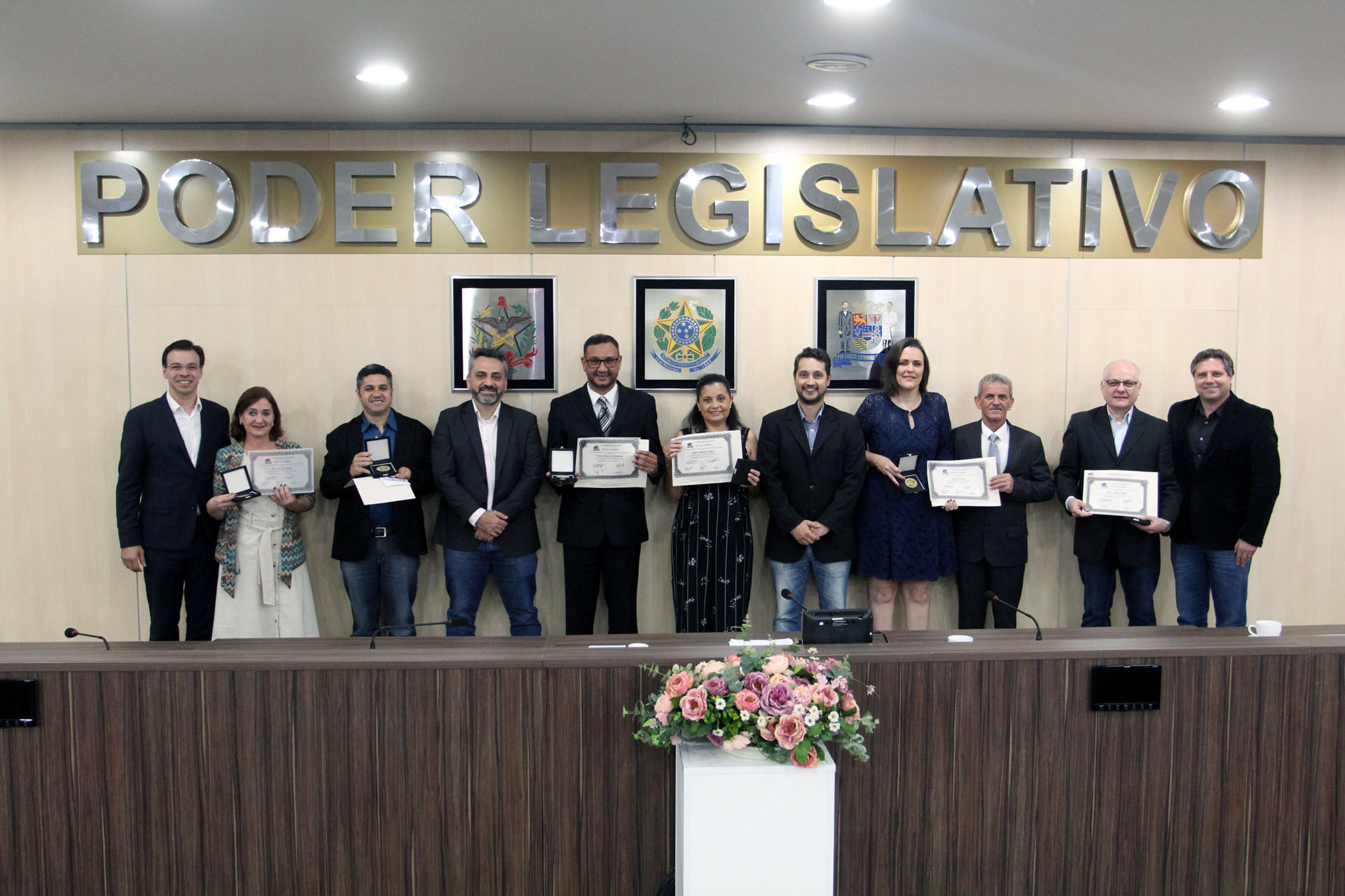 Câmara entrega Comenda Municipal do Mérito da Caridade Papa João Paulo II a cinco entidades do município