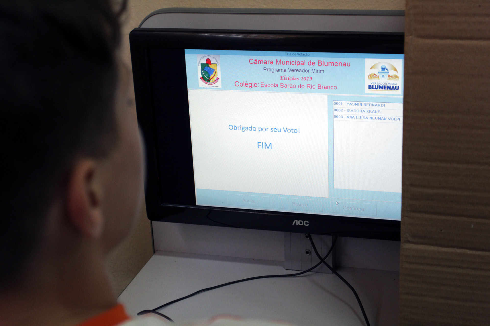 Estudantes vão às urnas escolher representantes para o Programa Vereador Mirim 2020