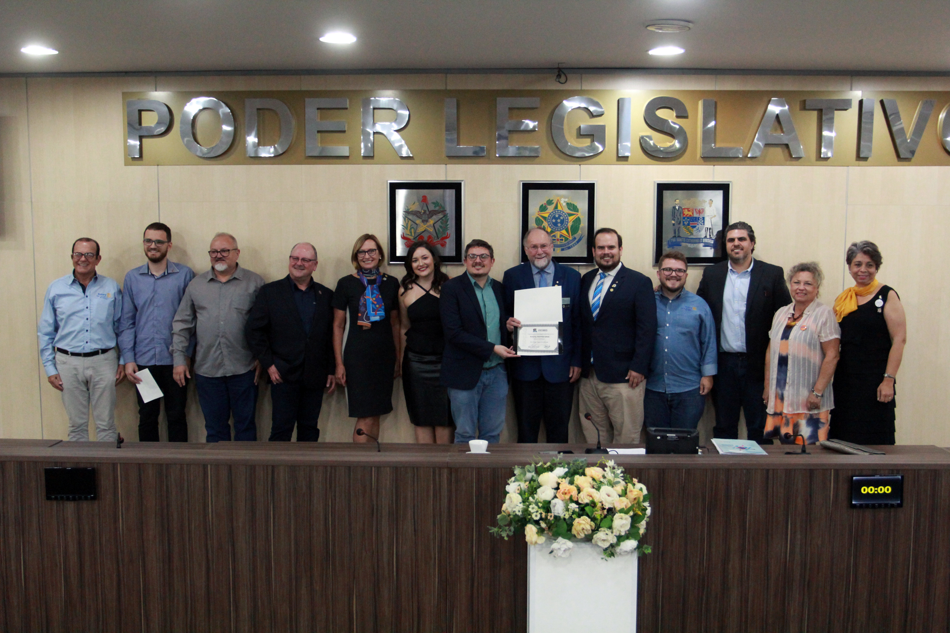 Câmara homenageia Rotary Internacional pelos 115 anos de fundação