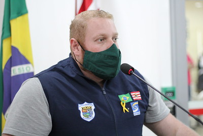 Representante do Seterb anuncia na tribuna ações do Maio Amarelo 2021 em Blumenau