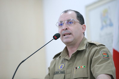 Comandante do 10º Batalhão da Polícia Militar apresenta resultados do trabalho da instituição ao Legislativo