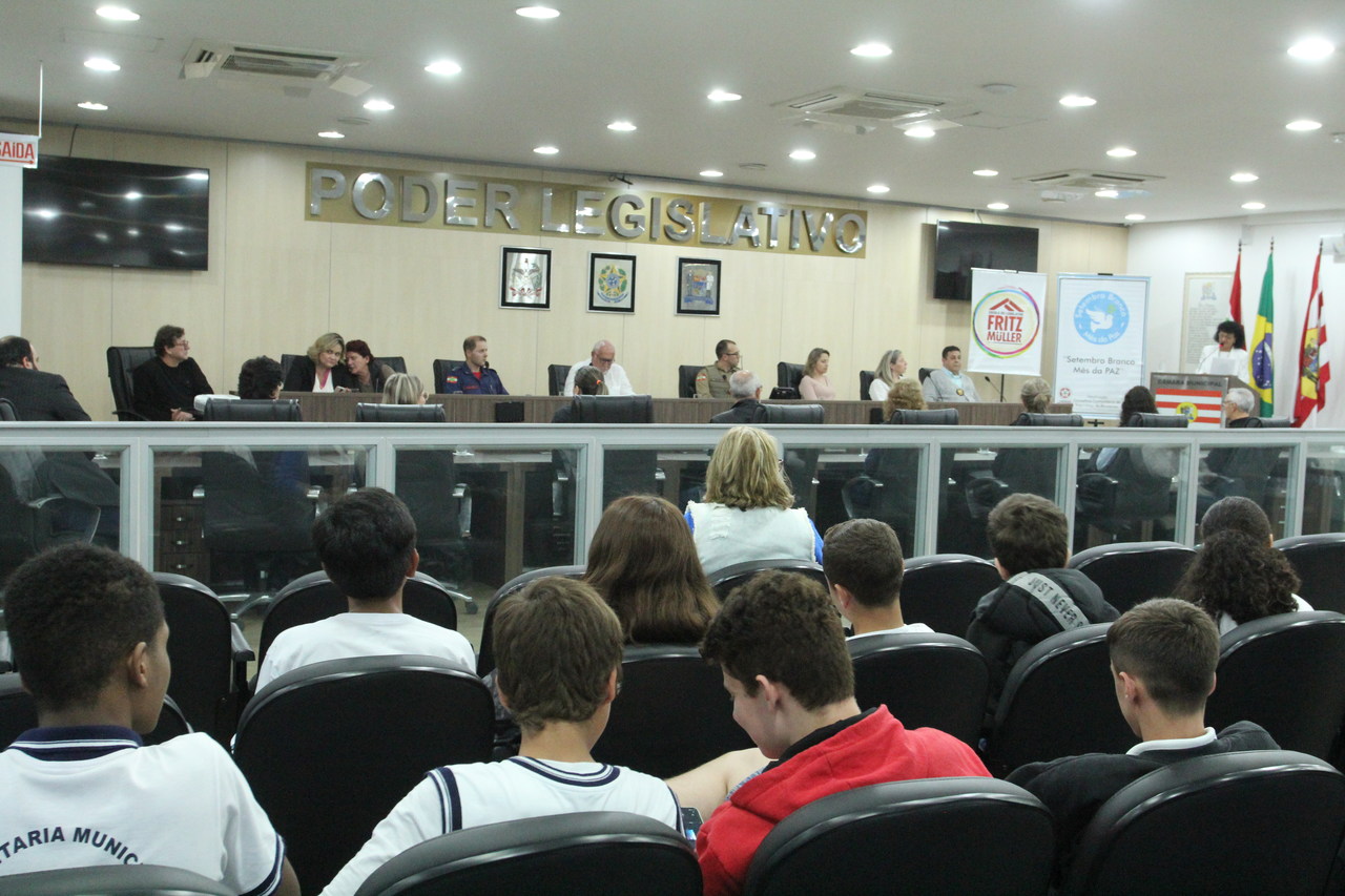 Câmara de Vereadores sedia abertura do ‘Setembro Branco da Paz 2022’