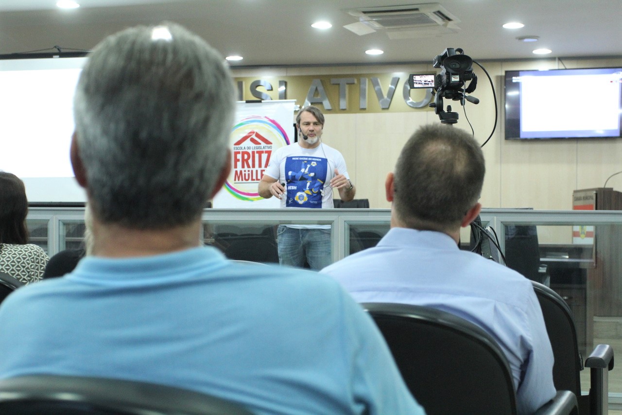 Saúde do homem é tema de palestra na Câmara de Vereadores de Blumenau