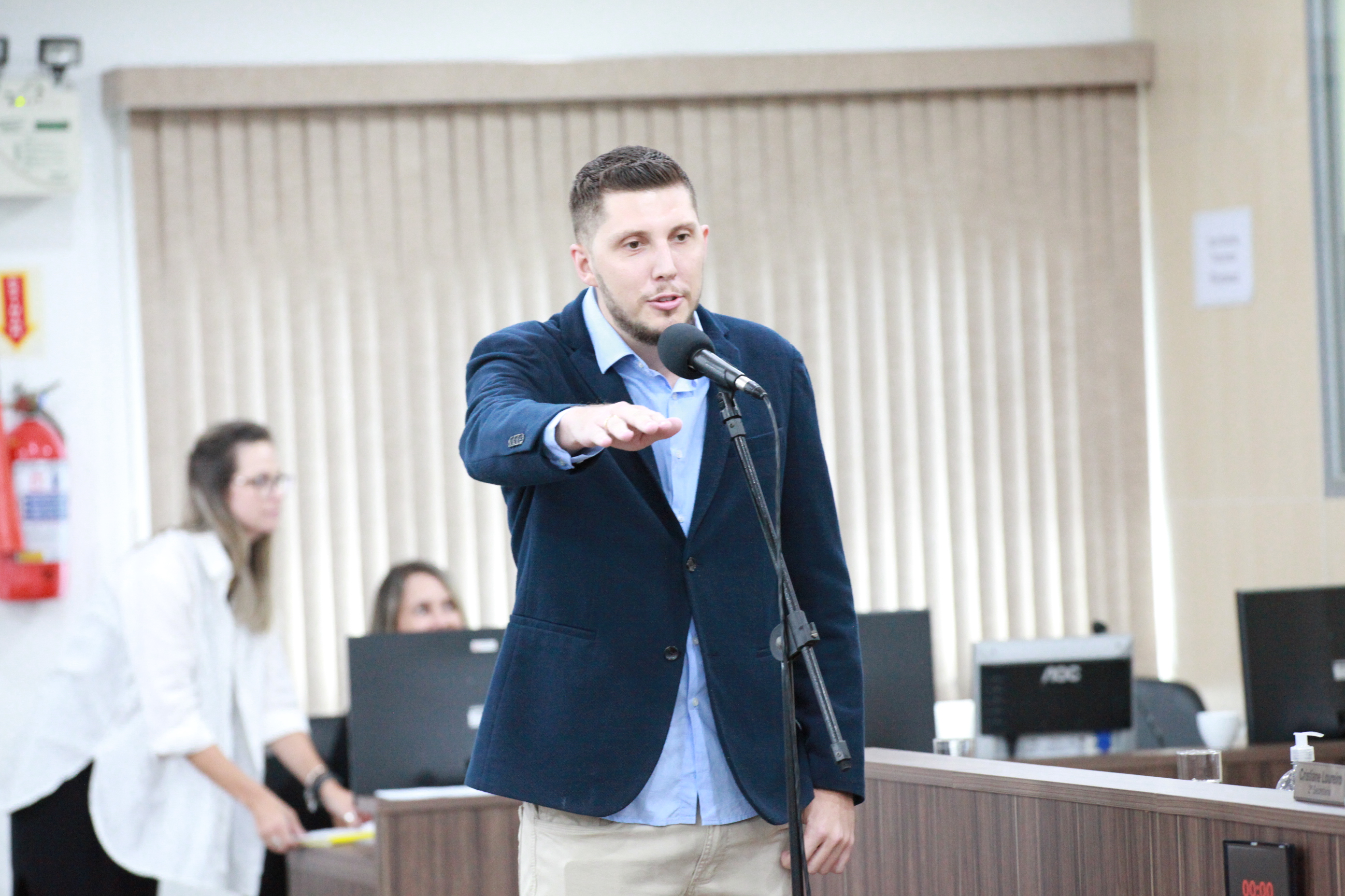 Vereador suplente Fernando Mantau toma posse na Câmara de Blumenau