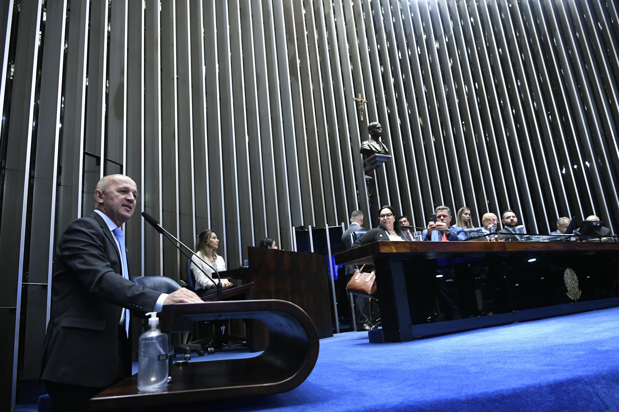 Vice-presidente da Câmara, vereador Maurício Goll, participa de sessão especial no Senado Federal e vai a Brasília em busca de recursos para Blumenau 