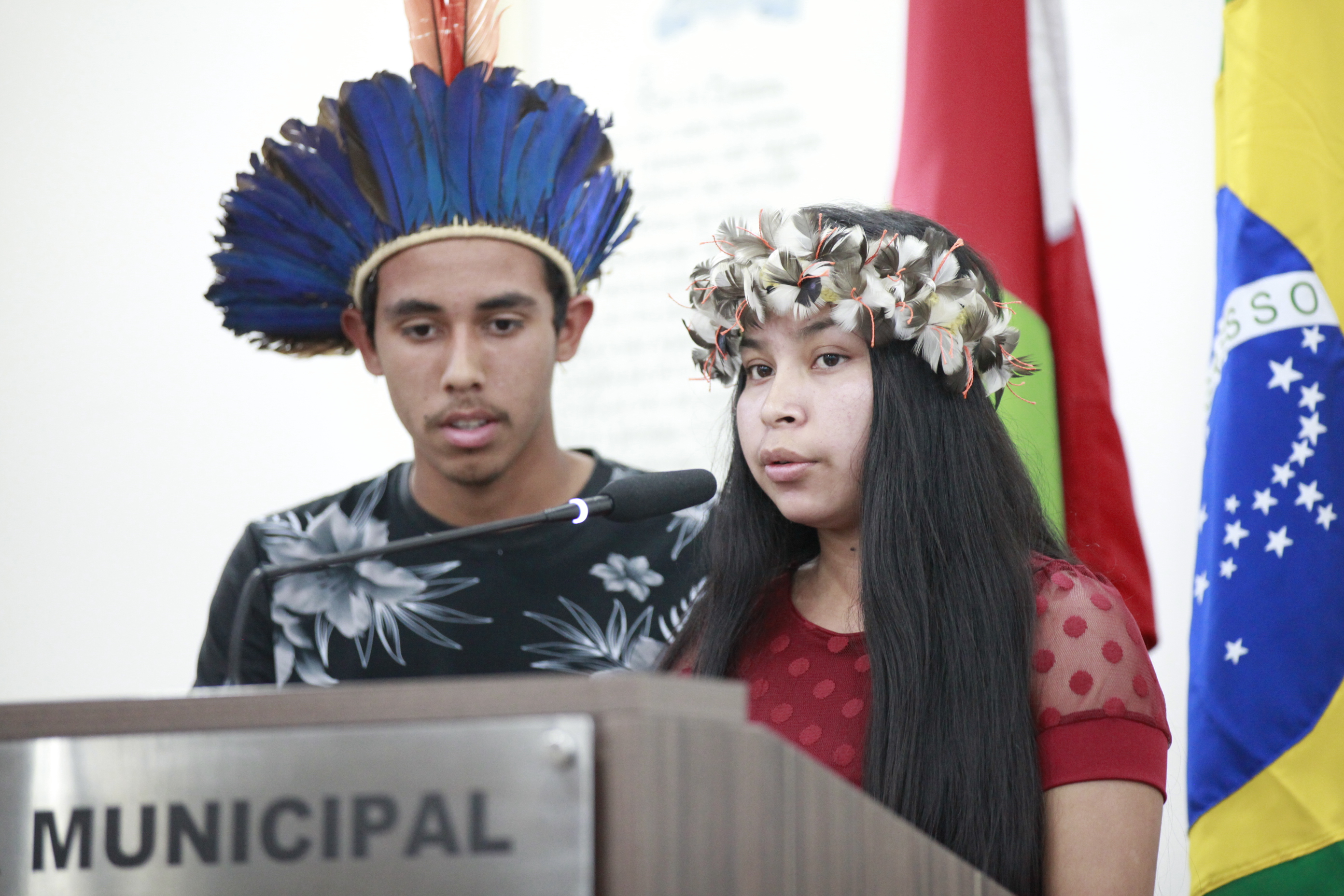 Representantes dos povos originários defendem luta contra o Marco Temporal na Tribuna Livre