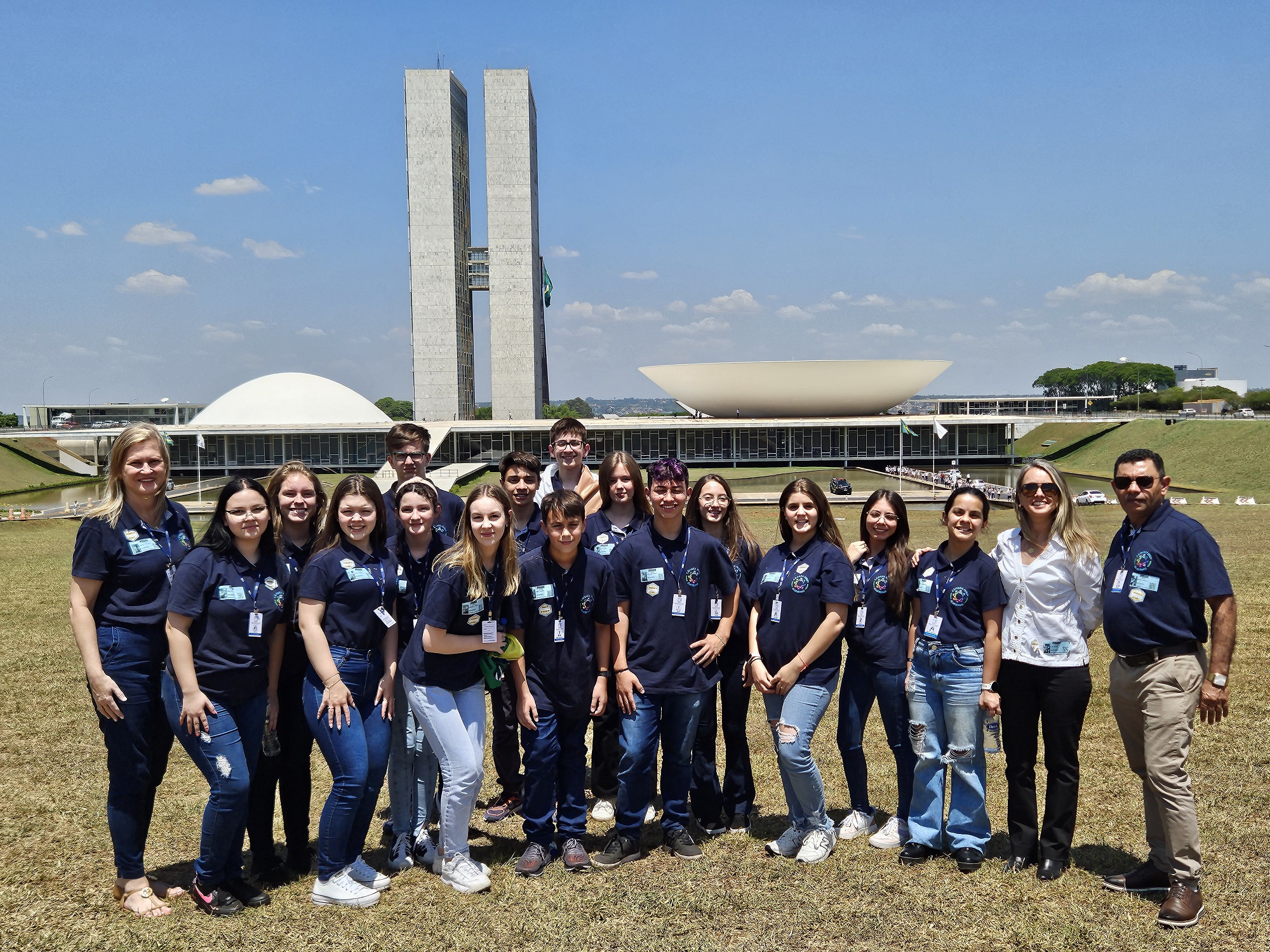 Vereadores mirins de Blumenau fazem viagem a Brasília e participam de atividade educativa da Câmara dos Deputados 