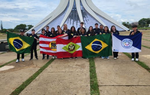 Vereadores Mirins de Blumenau viajam a Brasília para participar de ação educativa na Câmara dos Deputados