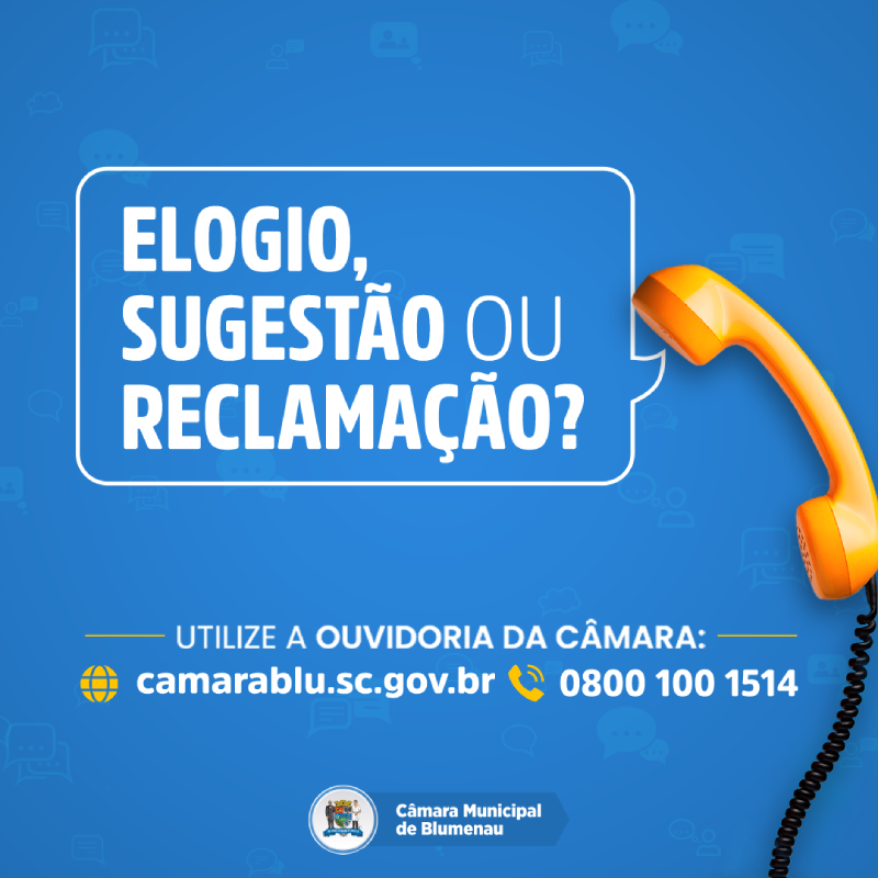 Ouvidoria - Elogio, sugestão ou reclamação? 